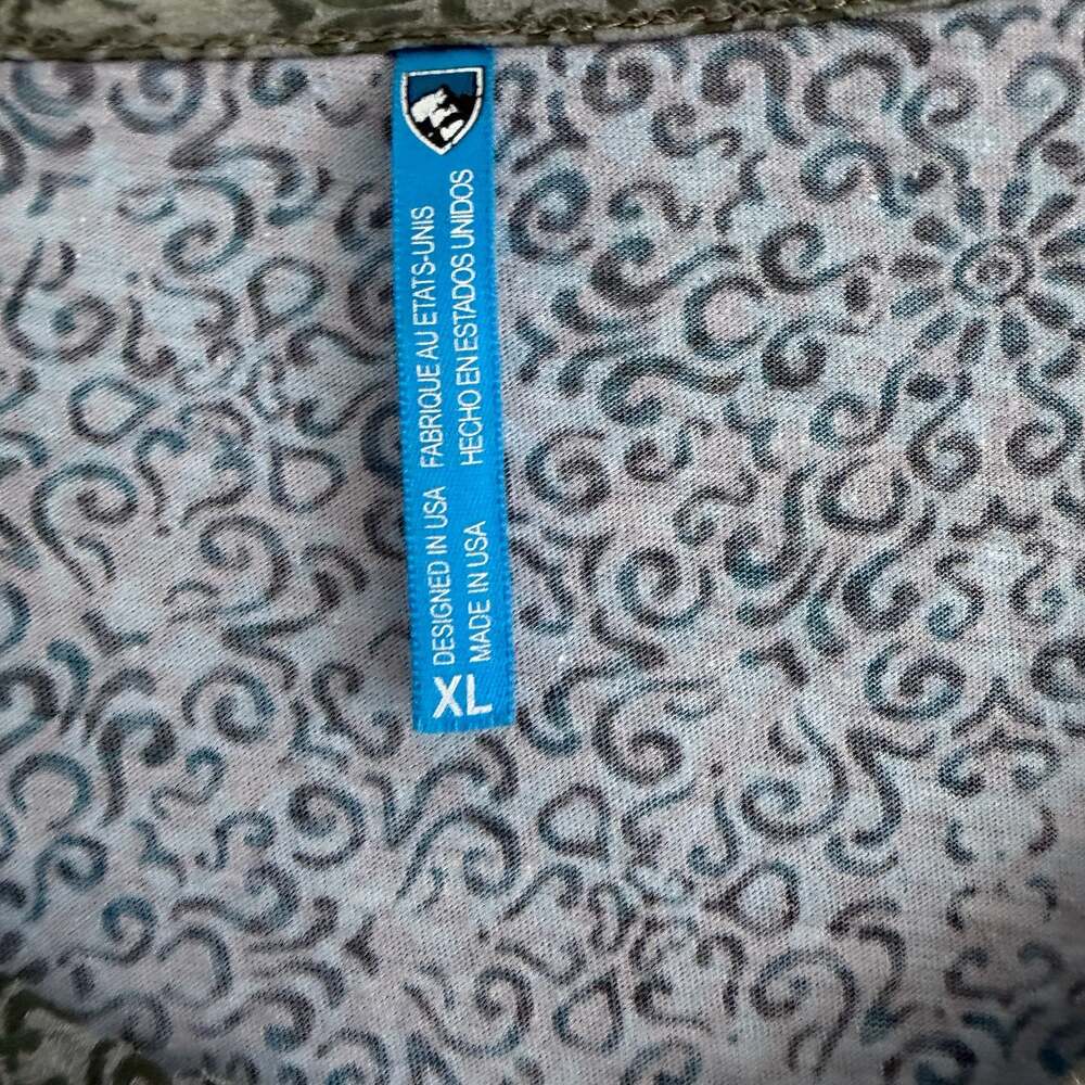 KUHL Women's Size XL Long Sleeve V-Neck Patterned Tops Bundle of 2 - Picture 3 of 12